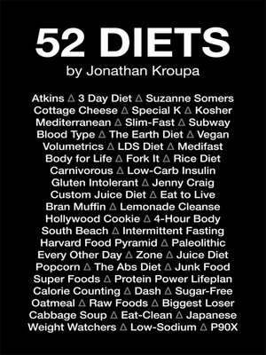 cover image of 52 Diets